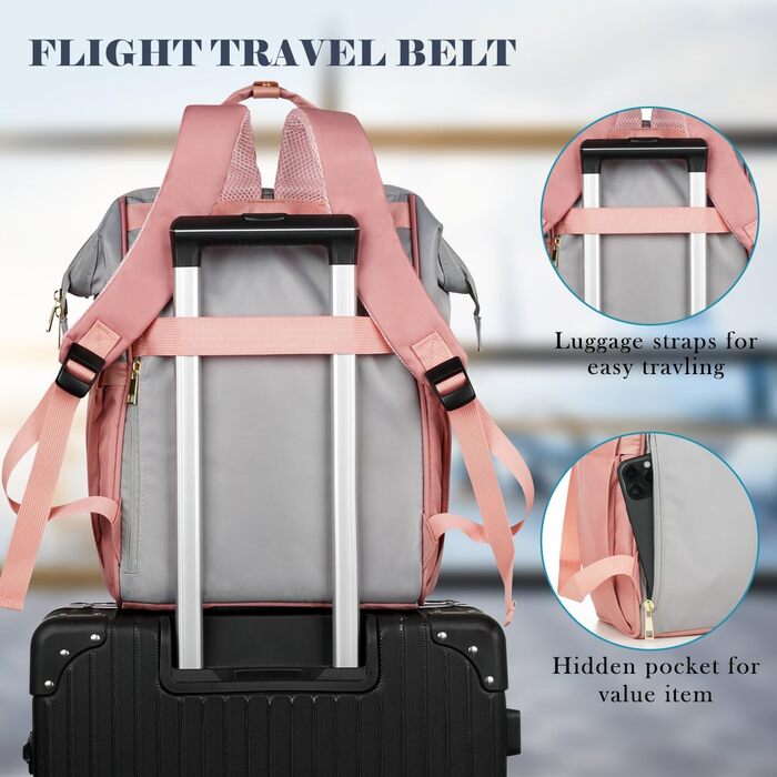 Жіночий рюкзак для школи та міста з відділенням для ноутбука 15.6