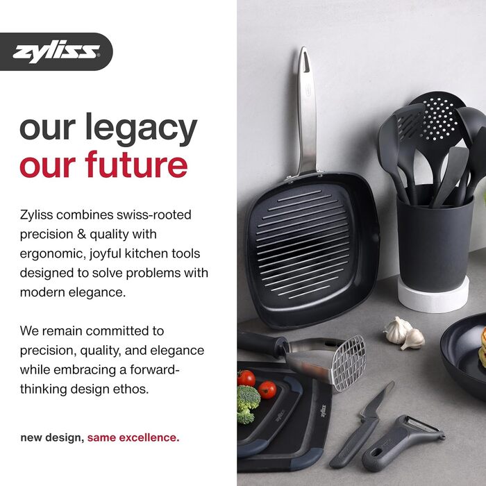 Салатозламач Zyliss Easy Spin з нержавіючої сталі, 6 л, з мотузковим приводом, миска для салатів з кришкою, BPA-free, неслизьке дно, AquaVent™-технологія, кнопка стоп, придатний для миття в посудомийній машині