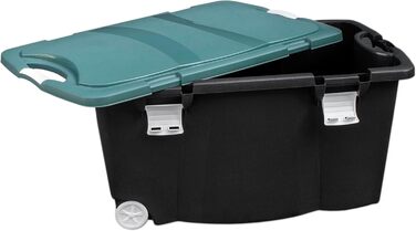 Spetebo Jumbo Allzweckbox 120 Liter with Wheels - also usable as a garden box and toy box