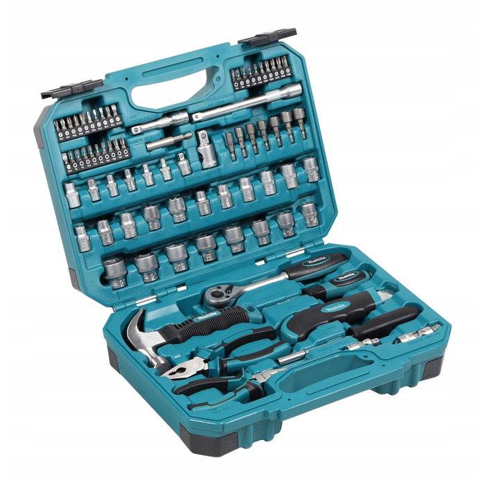 Набір інструментів та торцевих ключів Makita, 76 елементів, E-10899