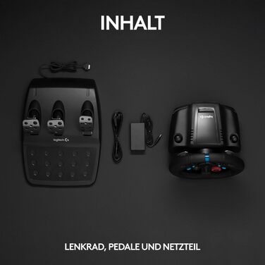 Руль Logitech G29 Driving Force з Force Feedback, 900°, шкіряний, педалі з нержавіючої сталі, для PS4/PS3/PC/Mac, чорний