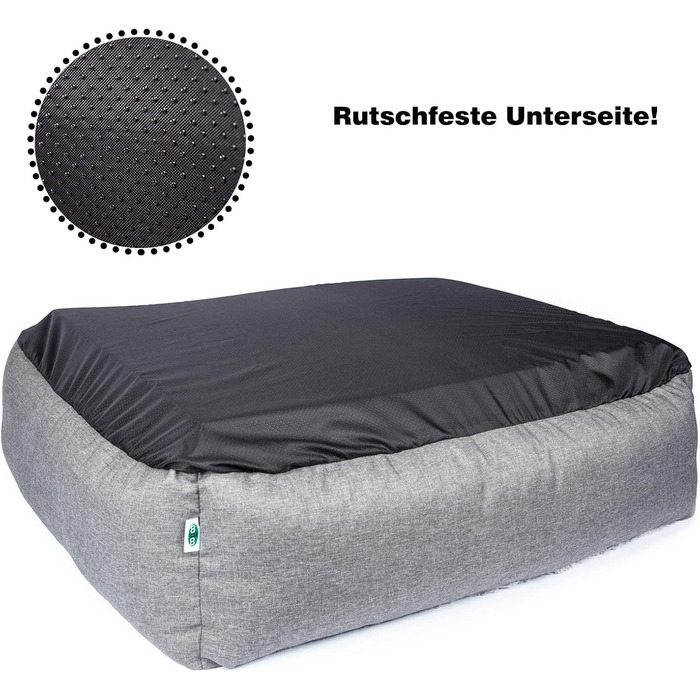 Ортопедичне ліжко для собак CopcoPet Pia, рожеве, 60 x 50 см - м'яке ліжечко з віскоеластичною начинкою, зручне, з антиковзаючою основою, легко миється, для маленьких собак