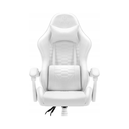 Ігрове крісло Hell's Chair HC-1000 White, біле, штучна шкіра