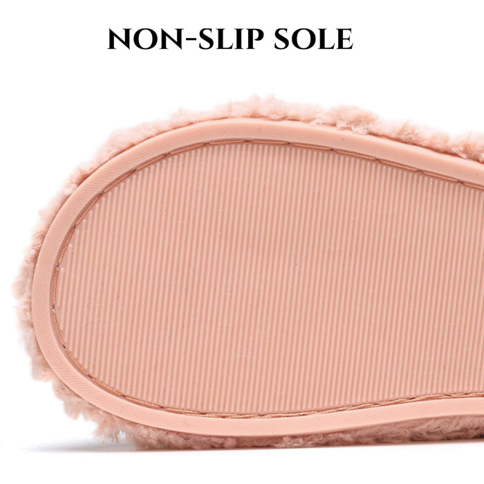 Жіночі плюшеві халапи (тапочки) SmarTigi, зимові, теплі, м'які, з антиковзким покриттям, рожеві (42/43 EU)
