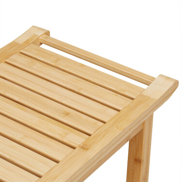 Relaxdays Bamboo Stool with Handles