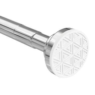 Штанга для душу Siler без свердління, розтягувана, з нержавіючої сталі, 48-200 см (Срібло)