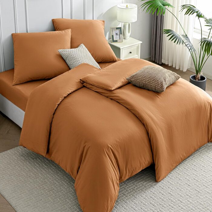Комплект постільної білизни JELLYMONI 135x200 з бавовни, Oeko-Tex, 2 шт. (Покривало 135x200 + Наволочка 40x80)