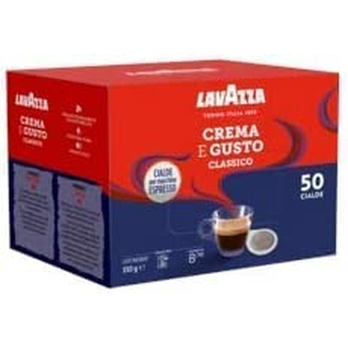 Кава в п.о.дс Lavazza Espresso Crema E Gusto, набір 50 шт, для кавомашин ESE