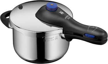 Швидковарка WMF Perfect Plus One Pot Induktion 4,5л з функцією приготування на пару, Cromargan® нержавіюча сталь, 2 режими, знімний ручка кришки
