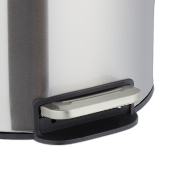 Relaxdays Stainless Steel Step Bucket 12 Liter