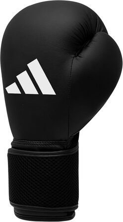 Боксерські рукавички Adidas Hybrid 25 - початкова модель (Чорний, 14 oz)