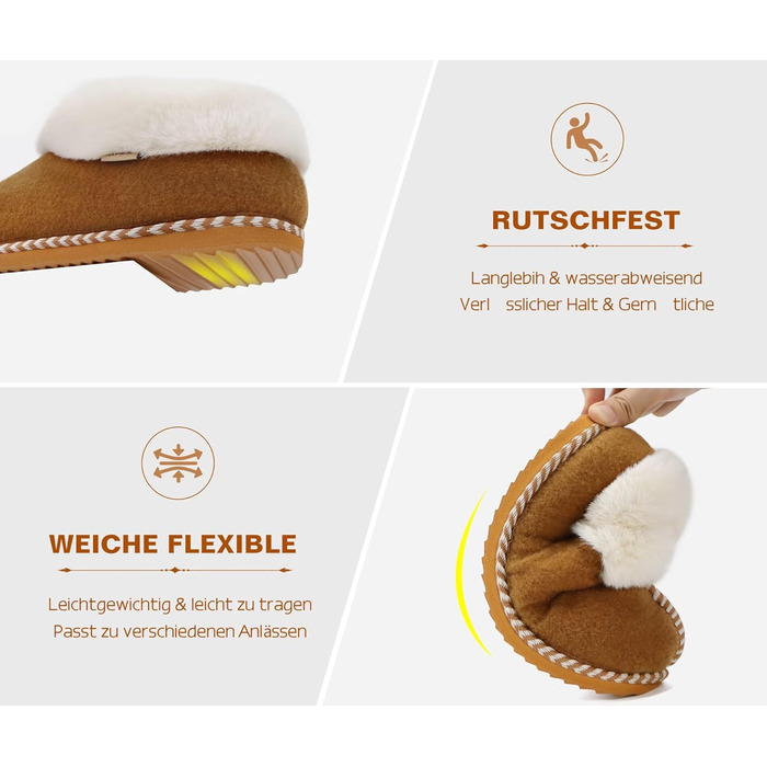 Тапочки халатні жіночі COFACE з Memory Foam, з фетру, зимові, розмір 36-43, кольору хакі (EU 38)