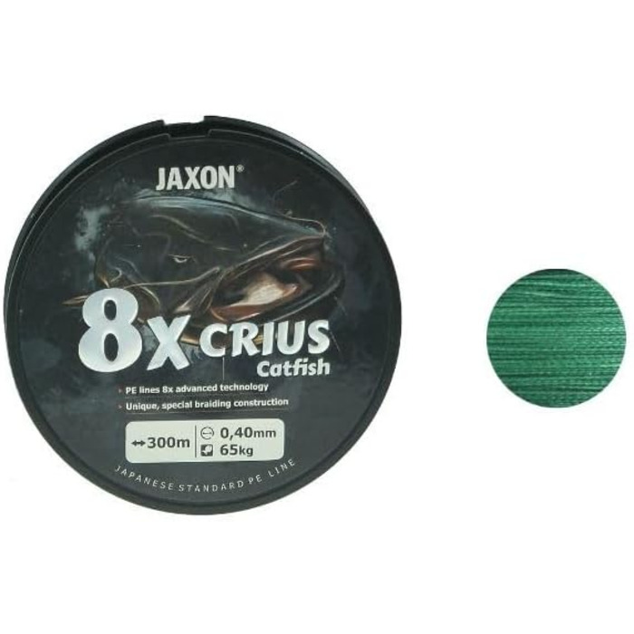 Braided Line Jaxon Crius Catfish 8X 300m green Catfish Line