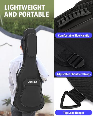 Гітарний кейс Donner 41 дюйм, 5 мм товщина