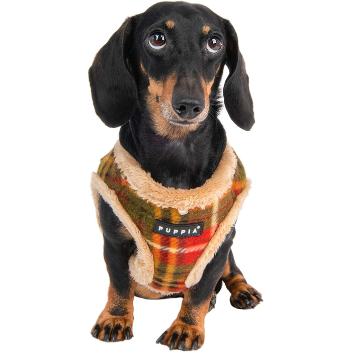 Пупая Джіанні Джерсі Жилет для собак Step-in, теплий зимовий принт квітів, для маленьких та середніх собак, маринований колір, розмір S (Бежевий, X-Large)