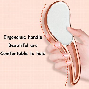 Soft and Delicate Skin Brush, Nano Ultra-White Glass Bath Brush for Home, ABS Ergonomic Handle Back Brush, Small and Portable (7 * 2.1Inches * 4)