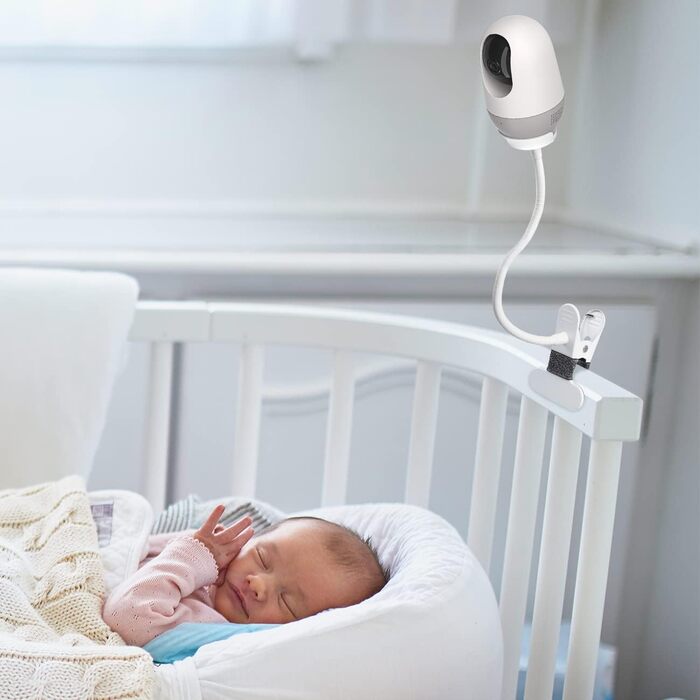 Кріплення для дитячого монітора Holaca, сумісне з Nooie Babyphone та камерами Nooie 2K, Wi-Fi (білий)