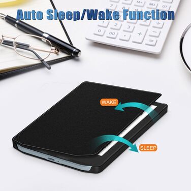 Чохол для Pocketbook Verse PB629 / Verse Pro PB634 - Flip Cover з авто-функцією сну/пробудження, чорний