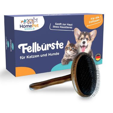 Двостороння щітка для собак і котів HomePetWorld 2 в 1 - для догляду за довгою та середньою шерстю, видаляє підшерсток та запобігає утворенню ковтунів