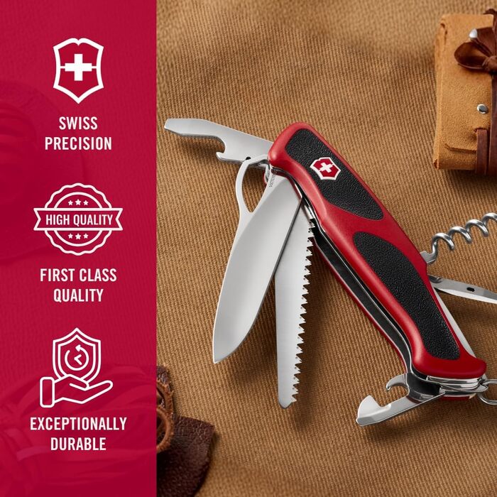 Мультитул Victorinox Ranger 79 M - Швейцарський ніж, 12 функцій, з фіксатором леза, викрутка