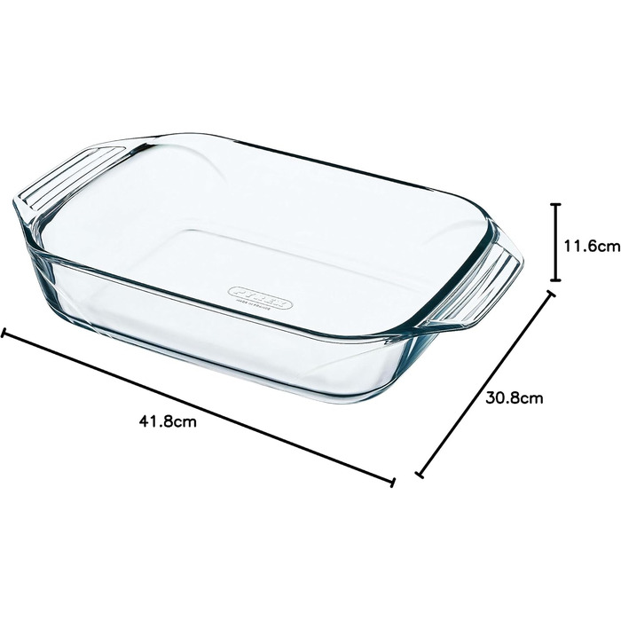 Набір з 3 жароміцних форм Pyrex із боросилікатного скла