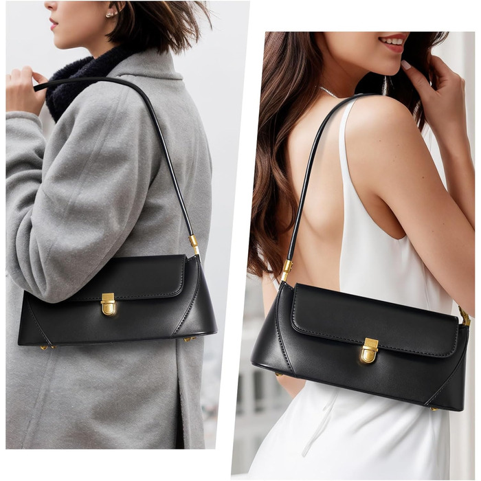 Жіноча сумка-клатч вінтажний стиль, коричнева екошкіра з пряжкою – ретро сумочка через плече