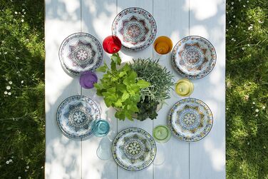 Сервіз Excelsa Roma, 18-ти частинний, порцеляна, багатокольоровий