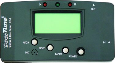 Електробас VISION SOUND Gitarrе JB8BK: Комплект з підсилювачем 45W, чохлом, ремінком, тюнером, кабелем та 3 медіаторами. Long Scale