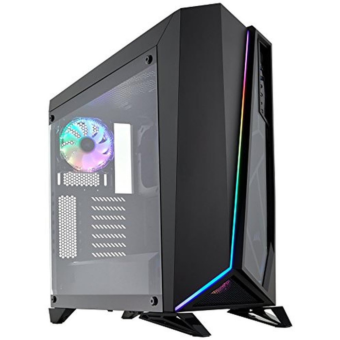 Корпус ПК Corsair SPEC-OMEGA RGB Mid-Tower ATX з загартованим склом, чорний