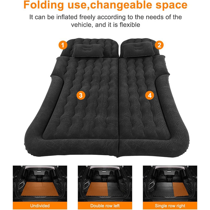 Надувний матрац для автомобіля SUV: комфортне спальне місце для подорожей та кемпінгу