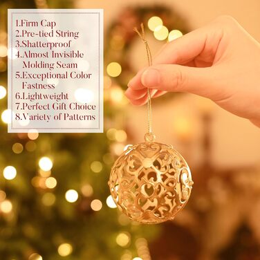 100 прикрас на ялинку Valery Madelyn Bronze - ялинкові кулі з підвісками, подарунковий набір