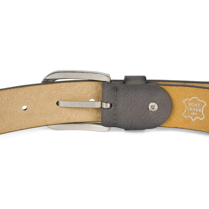 Жіночий ремінь StyleBreaker з пряжками, однотонний, з маленькими пряжками у вигляді зубчиків, регульований, синтетика, колір: іржавий