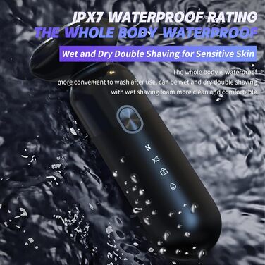 Електричний гоління для чоловіків Sejoy з 4D головкою, бездротовий, для мокрого та сухого гоління, потужний мотор