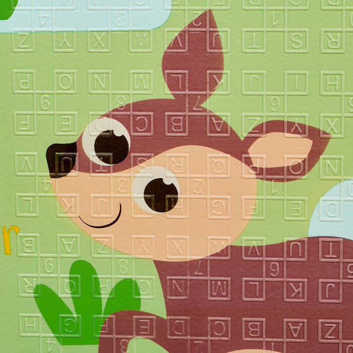 Relaxdays Foldable Play Mat - Animals