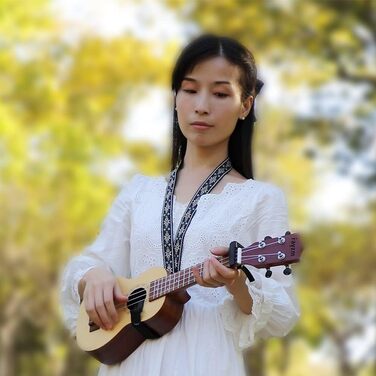 Гітарний ремінь Rayzm з візерунком жакарду, 5 см, для акустичної, електрогітари та басу, з тримачем для медіатора, регульована довжина