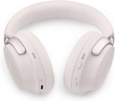 Бездротові навушники Bose QuietComfort Ultra Over-Ear з активним шумозаглушенням, Spatial Audio (просторовий звук), до 24 годин автономності, колір: білий дим