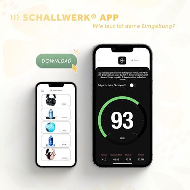 Schallwerk® Kapselgehörschutz Kiddies (Flower) - Навушники для захисту слуху дітей (Квіти) | Захист від шуму, комфорт, преміум-якість