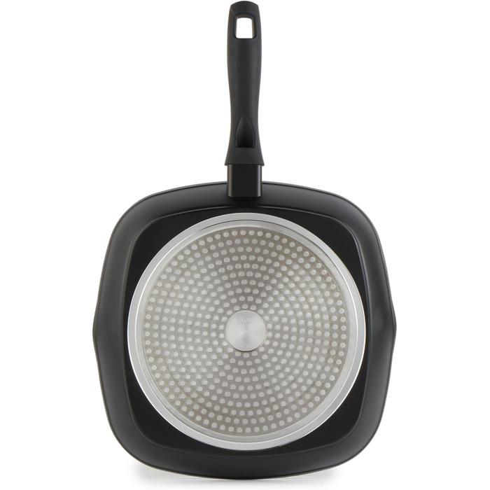 Сковорода гриль Russell Hobbs RH02813EU7 Metallic Marble 28 см з антипригарним покриттям для індукційних плит