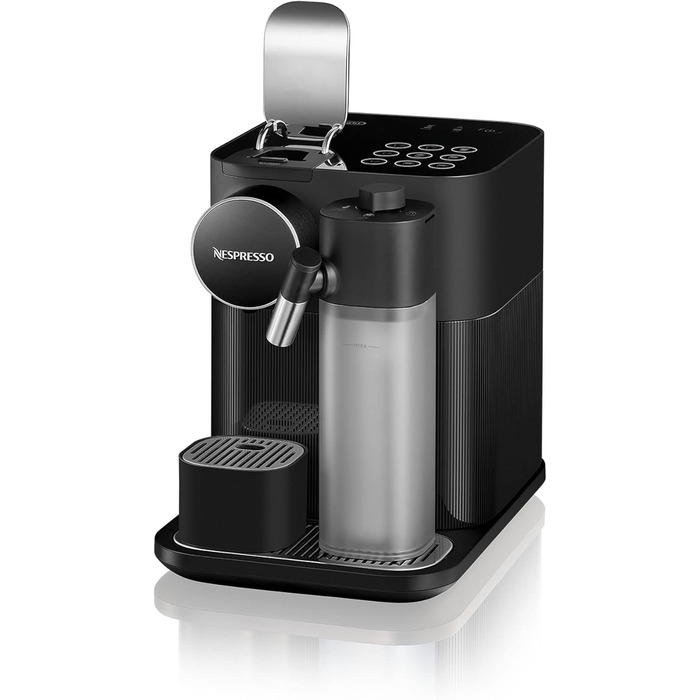 Nespresso De'Longhi EN640.B Gran Lattissima Coffee Capsule Machine with Automatic Milk System, 19 Bar Pressure, 1400W, Black Black Version 2.0