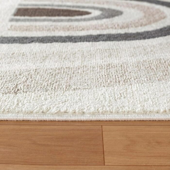 Дитячий килим Kinderteppich DOTS бежево-рожевий 80x150 см, Öko-Tex, для дівчаток, в дитячу кімнату