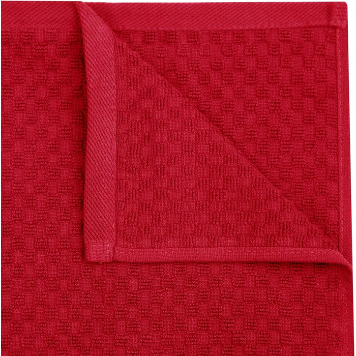 Кухонні рушники COTTON CRAFT з вафельної махри, 100% бавовна, м'які, швидковбирні, швидковисихаючі, мінімум ворсу, багаторазові, 40,6×71,1 см, для кухні, бару, прибирання