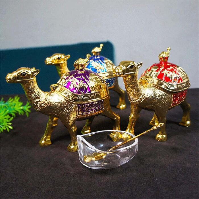 Sugar Bowls, Schmuck, Schmuckkasten, Metal Camels, Figurines, Decoration, Sugar Glass, For Kitchen Countertops, Cafe, Cafe
