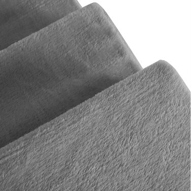 Lionto Pet Staircase with Plush Cover, 46x36x40 cm, sturdy dog stairs with low 10cm step height, gentle on joints, removable & washable cover, stairs can hold up to 50 kg, (Light Grey)