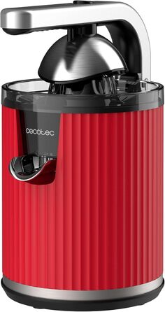 Електрична соковитискачка для цитрусових Cecotec Xqueeze RetroJuice 600 Green - 600 Вт, нержавіючий фільтр, пластиковий конус, механізм видалення м'якоті, захист від бризок