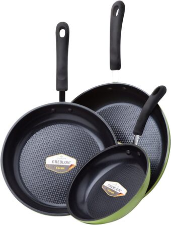 Набір сковорідок Ozeri Green Earth 3-Piece, 3 шт.