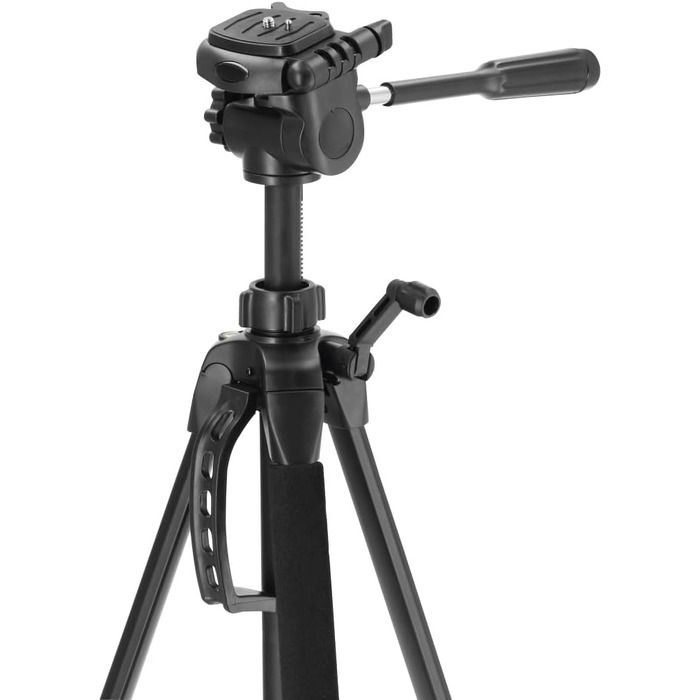 Триподальний штатив для камери та смартфона Hama Action 153 3D, регульована висота 60-153 см, 3-позиційна головка, чорний