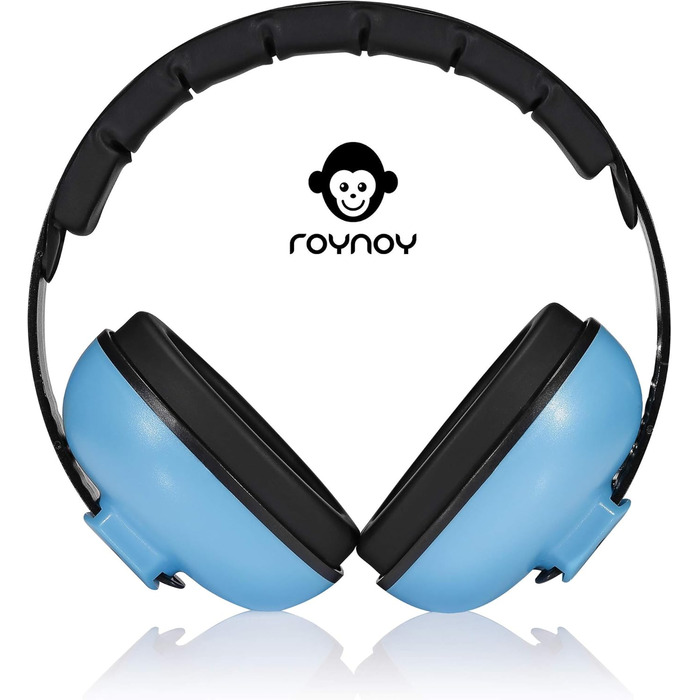 Навушники для захисту вух для малюків від 3 місяців | Шумоізоляційні навушники для дітей | Синій колір з чохлом для зберігання