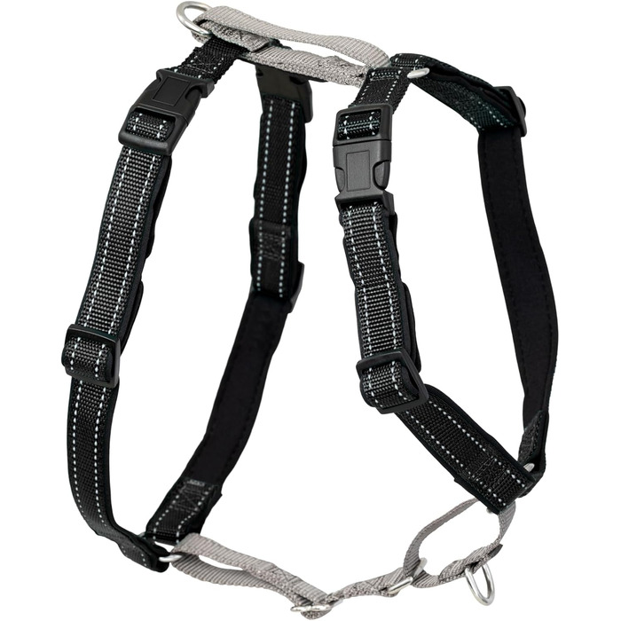 Шлейка PetSafe 3-в-1 для собак з анти-тягнучим кільцем та фіксатором для авто, чорний колір, розмір XS