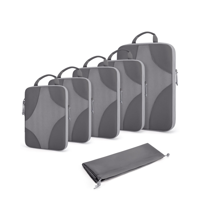 BAGSMART Набір органайзерів для одягу 6 шт. Packtaschen, компресійні кубики для подорожей, мішки для брудної білизни, рюкзак, валіза