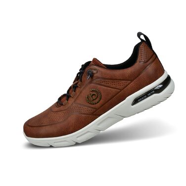 Чоловічі шнуркові туфлі Bugatti сірого кольору (40 EU, Коричневий)